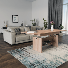 Kihúzható étkező-/dohányzóasztal. sonoma tolgy. 120/160x70 cm. LAVKO NEW Kihúzható étkező-/dohányzóasztal. sonoma tolgy. 120/160x70 cm. LAVKO NEW