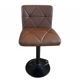 Bárszék. ekobőr barna/fekete. SELEST