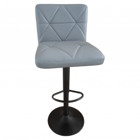 Bárszék. ekobőr szürke/fekete. SELEST