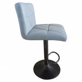 Bárszék. ekobőr szürke/fekete. SELEST