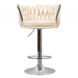 Design bárszék. bézs Velvet szovet/króm. BRIN