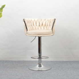 Design bárszék. bézs Velvet szovet/króm. BRIN