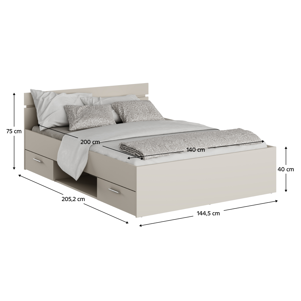 Ágykeret. 140x200. kasmír. MICHIGAN NEW