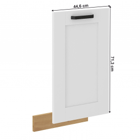 Ajtó mosogatógéphez. fehér/artisan tolgy. LULA ZM 713x446 Ajtó mosogatógéphez. fehér/artisan tolgy. LULA ZM 713x446