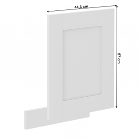 Ajtó mosogatógéphez. fehér/fehér. LULA ZM 570x446 Ajtó mosogatógéphez. fehér/fehér. LULA ZM 570x446