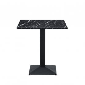 Bisztró asztal. fekete márvány/fekete. 70x70 cm. RINALDO TYP 1 Bisztró asztal. fekete márvány/fekete. 70x70 cm. RINALDO TYP 1