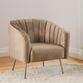 Design fotel. barna Velvet szovet/gold króm-arany. BAGY Design fotel. barna Velvet szovet/gold króm-arany. BAGY