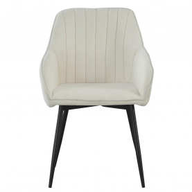 Design fotel. krémszínű/fekete. VAJRO Design fotel. krémszínű/fekete. VAJRO