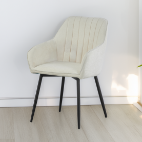 Design fotel. krémszínű/fekete. VAJRO Design fotel. krémszínű/fekete. VAJRO