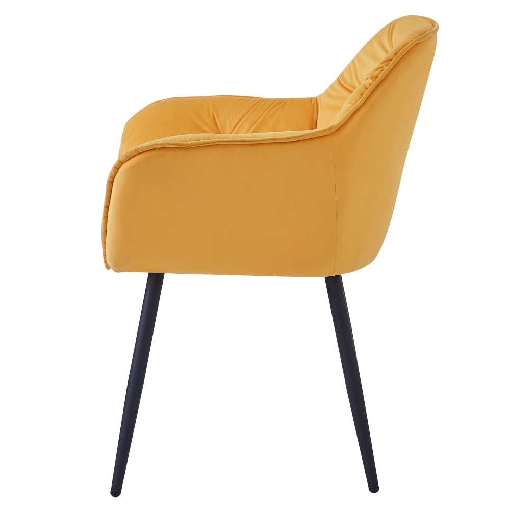 Dizájnos fotel. sárga Velvet szovet. FEDRIS NEW Dizájnos fotel. sárga Velvet szovet. FEDRIS NEW