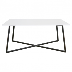 Dohányzóasztal. fehér/fekete. BERTEL Dohányzóasztal. fehér/fekete. BERTEL