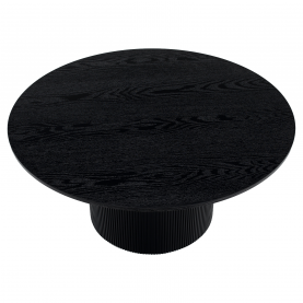 Dohányzóasztal. fekete. átmérő 80 cm. MAHIR TYP 2 Dohányzóasztal. fekete. átmérő 80 cm. MAHIR TYP 2