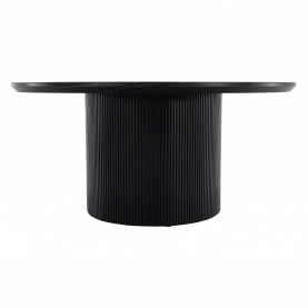 Dohányzóasztal. fekete. átmérő 80 cm. MAHIR TYP 2 Dohányzóasztal. fekete. átmérő 80 cm. MAHIR TYP 2