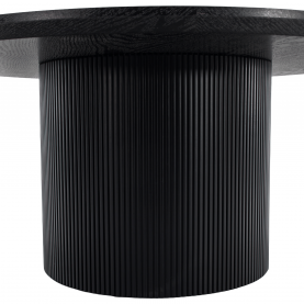 Dohányzóasztal. fekete. átmérő 80 cm. MAHIR TYP 2 Dohányzóasztal. fekete. átmérő 80 cm. MAHIR TYP 2