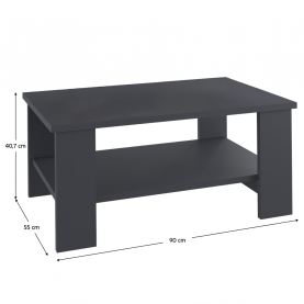 Dohányzóasztal. grafit. BERNARDO Dohányzóasztal. grafit. BERNARDO