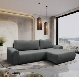 Ülőgarnitúra. szürke. jobbos. VELINA ROH Ülőgarnitúra. szürke. jobbos. VELINA ROH