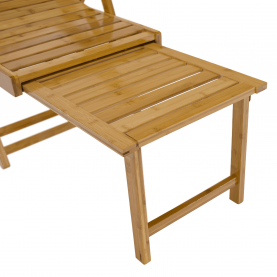 Kerti állítható szék. természetes. bambusz. URSEL Kerti állítható szék. természetes. bambusz. URSEL