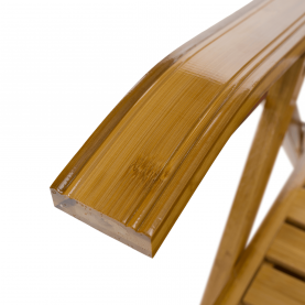 Kerti állítható szék. természetes. bambusz. URSEL Kerti állítható szék. természetes. bambusz. URSEL