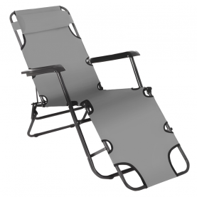 Kerti állítható szék. szürke. REGED