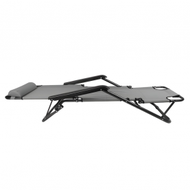 Kerti állítható szék. szürke. REGED