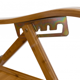 Kerti állítható szék. természetes. bambusz. VARDON Kerti állítható szék. természetes. bambusz. VARDON