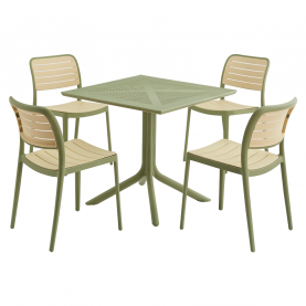 Rakásolható szék. zold/bézs. KARDOS TYP 1 Rakásolható szék. zold/bézs. KARDOS TYP 1