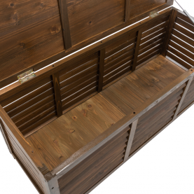 Kerti tárolódoboz. barna. LADAM Kerti tárolódoboz. barna. LADAM