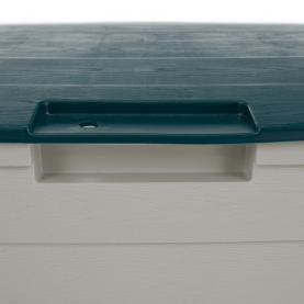 Kerti tárolódoboz. szürke/zold. KORTEZ Kerti tárolódoboz. szürke/zold. KORTEZ