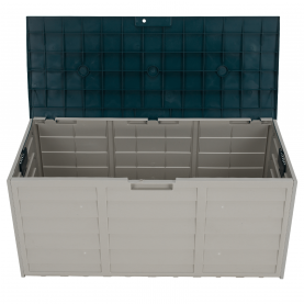 Kerti tárolódoboz. szürke/zold. KORTEZ Kerti tárolódoboz. szürke/zold. KORTEZ