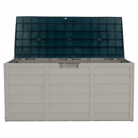 Kerti tárolódoboz. szürke/zold. KORTEZ Kerti tárolódoboz. szürke/zold. KORTEZ