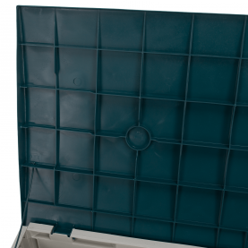 Kerti tárolódoboz. szürke/zold. KORTEZ Kerti tárolódoboz. szürke/zold. KORTEZ