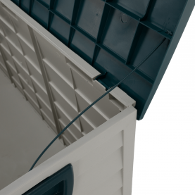 Kerti tárolódoboz. szürke/zold. KORTEZ Kerti tárolódoboz. szürke/zold. KORTEZ