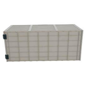 Kerti tárolódoboz. szürke/zold. KORTEZ Kerti tárolódoboz. szürke/zold. KORTEZ