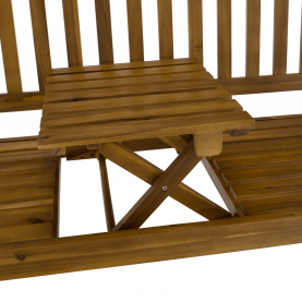 Kerti pad asztallal. akácfa. TAIMA