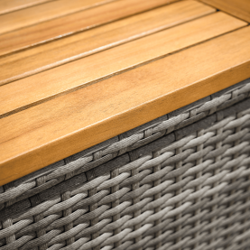 Kerti rattan heverő. szürke/természetes. MALORY