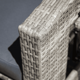 Kerti rattan heverő. szürke/természetes. MALORY