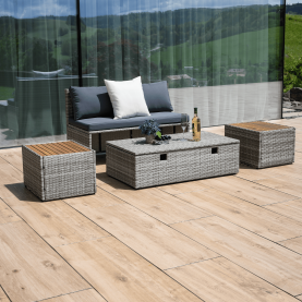 Kerti rattan szett. szürke/természetes/krémszínű. DEBRA Kerti rattan szett. szürke/természetes/krémszínű. DEBRA