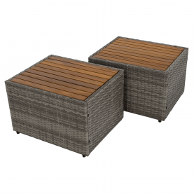 Kerti rattan szett. szürke/természetes/krémszínű. DEBRA Kerti rattan szett. szürke/természetes/krémszínű. DEBRA