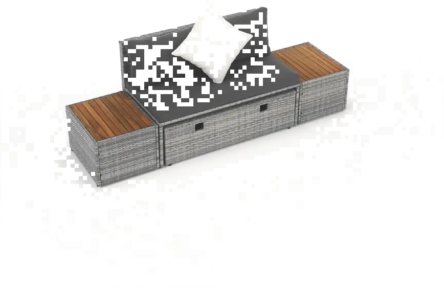 Kerti rattan szett. szürke/természetes/krémszínű. DEBRA Kerti rattan szett. szürke/természetes/krémszínű. DEBRA