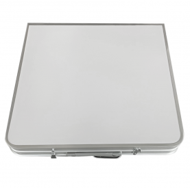 Összecsukható kempingasztal. 120 cm. alumínium/MDF. KEPI TYP 1