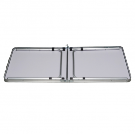 Összecsukható kempingasztal. 120 cm. alumínium/MDF. KEPI TYP 1