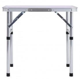 Összecsukható kempingasztal. 60 cm. alumínium/MDF. KEPI TYP 2