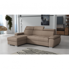 Sarok ülőgarnitúra. szürkésbézs Taupe. balos. SEMI ROH