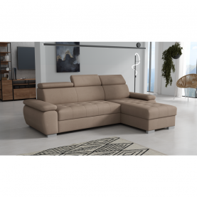 Sarok ülőgarnitúra. szürkésbézs Taupe. jobbos. SEMI ROH