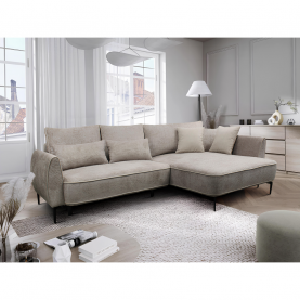 Sarokkanapé. szürkésbézs Taupe. jobbos. MURIEL ROH