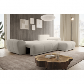 Univerzális ülőgarnitúra. krémszínű. KERIM ROH