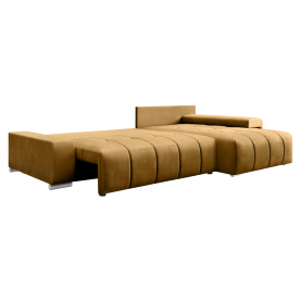 Univerzális ülőgarnitúra. mustárszínű. VEZAN ROH