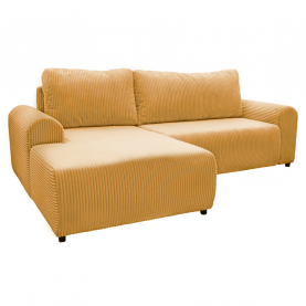 Ülőgarnitúra. mustárszínű. balos. VELINA ROH