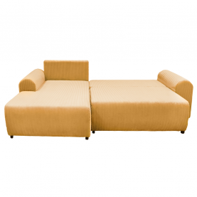 Ülőgarnitúra. mustárszínű. balos. VELINA ROH