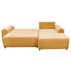 Ülőgarnitúra. mustárszínű. jobbos. VELINA ROH